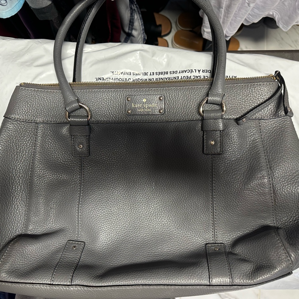 Kate Spade Bag-Gray Leather